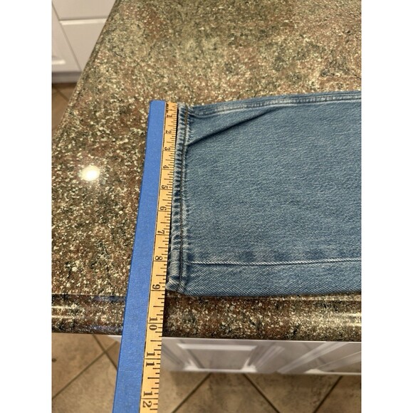 Old Navy Sky-Hi Wide Leg‎ Extra High-Rise Cargo Jeans Size 2 Medium Wash Y2K 90s - Picture 8 of 10